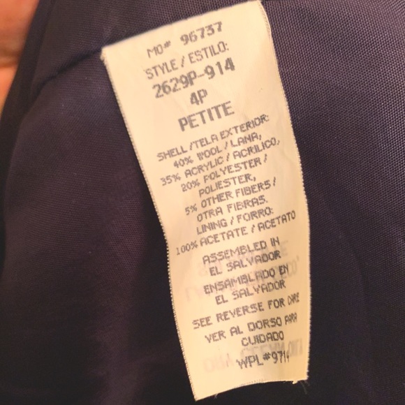 VINTAGE SAG HARBOR Petite Blazer - Picture 16 of 16